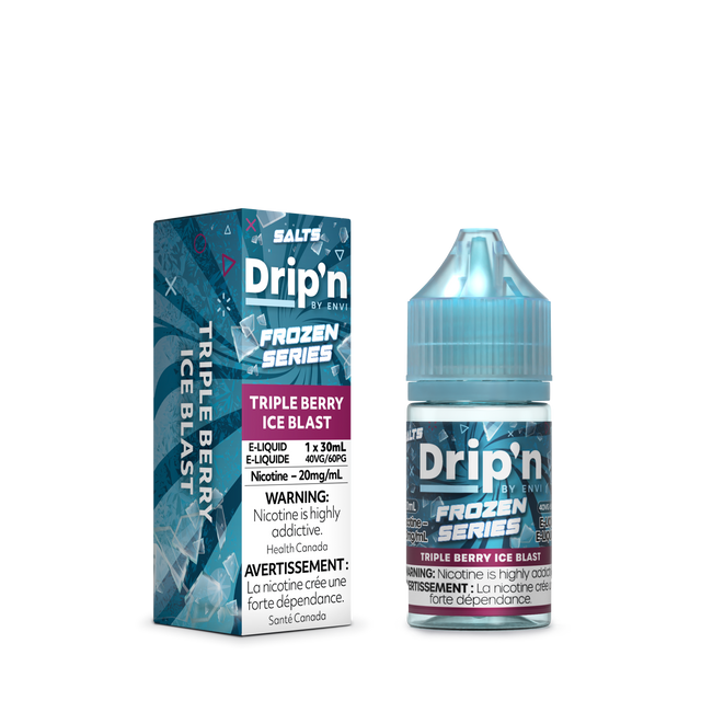 Drip'n by Envi Frozen Series - Triple Berry Ice Nic Salt E-Liquid 30mL