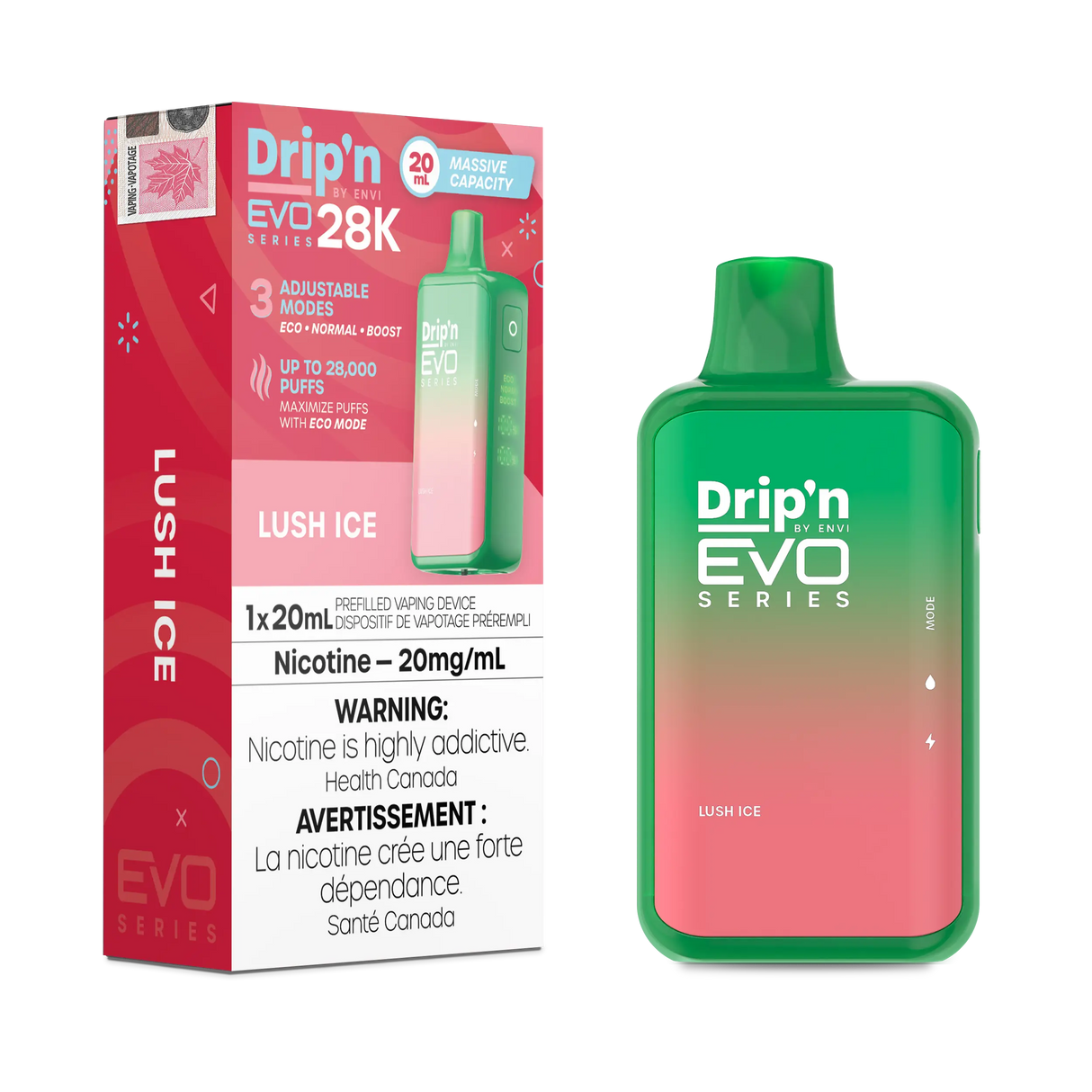 Drip'n by Envi EVO Series 28K Disposable - Lush Ice