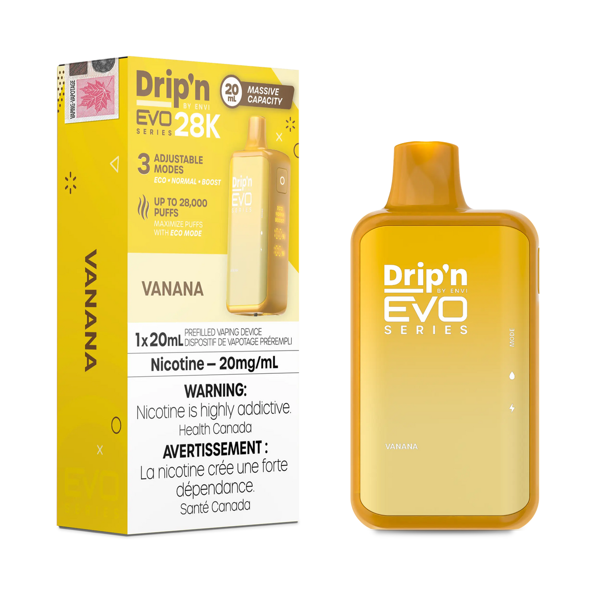 Drip'n by Envi EVO Series 28K Disposable - Vanana