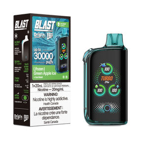 Drip'n By Envi FASTA Blast Series 30K Disposable Vapes - Green Apple Ice Flavor