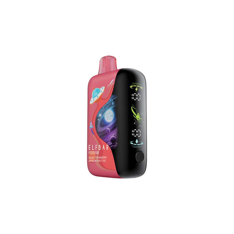 SOUR STRAWBERRY DRAGON FRUIT ICE - ELFBAR FS70K DISPOSABLE