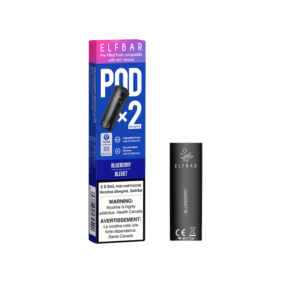 ELF BAR Pods Canada 4 in 1 Blue berry