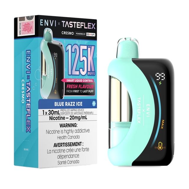 Blue Razz Ice ENVI x TasteFlex Cresmo 125K 30mL disposable