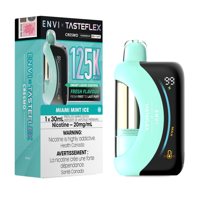 Miami Mint Ice ENVI x TasteFlex Cresmo 125K 30mL disposable