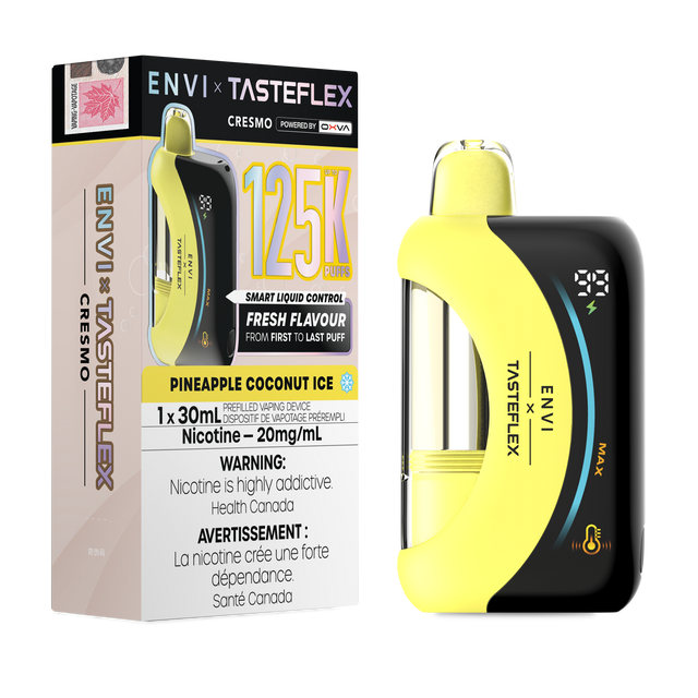 Pineapple Coconut Ice ENVI x TasteFlex Cresmo 125K 30mL disposable vape