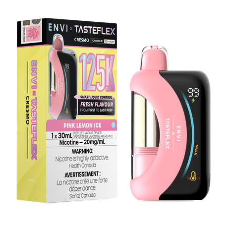 Pink Lemon Ice ENVI x TasteFlex Cresmo 125K 30mL disposable vape