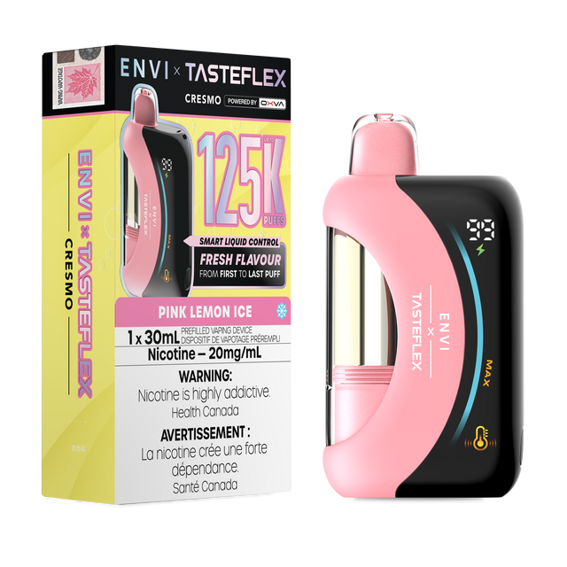 Pink Lemon Ice ENVI x TasteFlex Cresmo 125K 30mL disposable vape