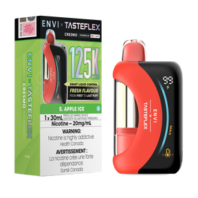 S. Apple Ice ENVI x TasteFlex Cresmo 125K 30mL disposable vape