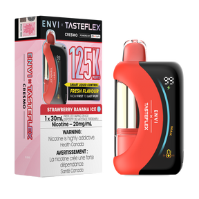 Strawberry Banana Ice ENVI x TasteFlex Cresmo 125K 30mL disposable vape
