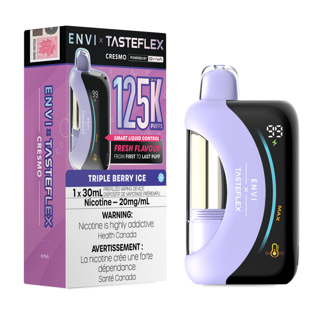 Triple Berry Ice ENVI x TasteFlex Cresmo 125K 30mL disposable vape