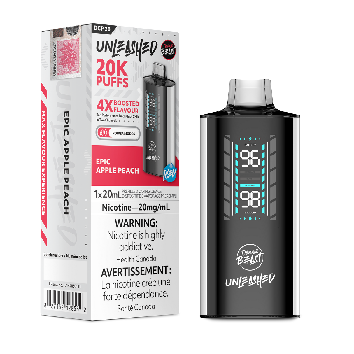 Epic Apple Peach - Flavour Beast Unleashed DCP 20K Disposable
