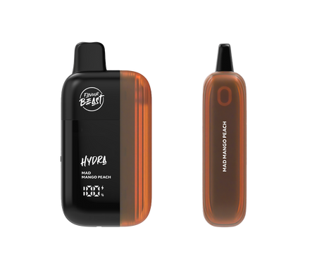 HYDRA by Flavour Beast Mad Mango Peach Disposable Vape.