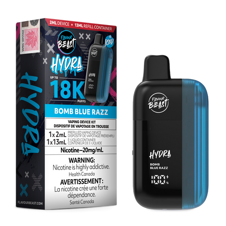 HYDRA by Flavour Beast Bomb Blue Razz Disposable Vape