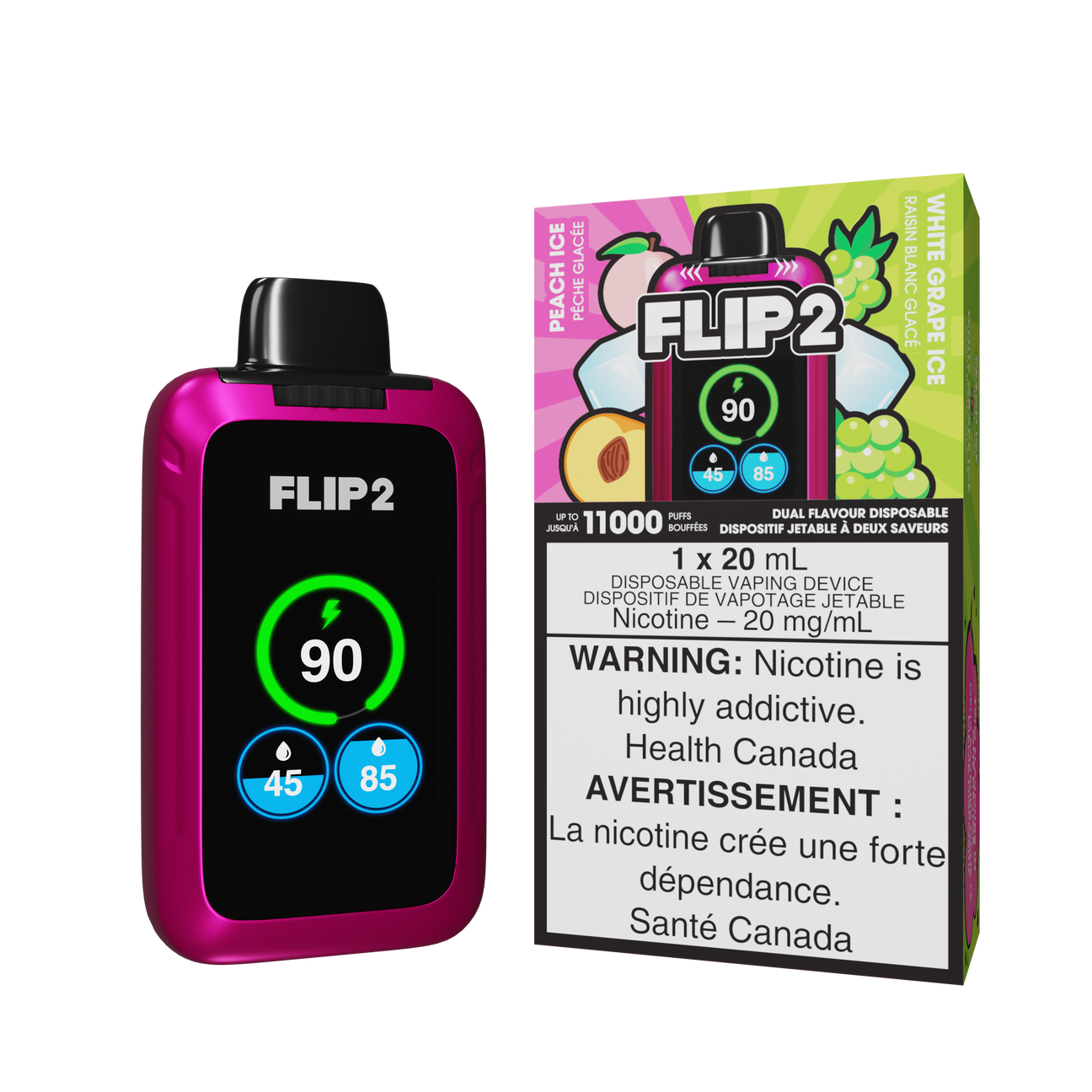 FLIP 2 Vape jetable par Flip Bar 11000 bouffes Quality Vapes FLIP 2 Vape jetable par Flip Bar 11000 bouffes Quality Vapes