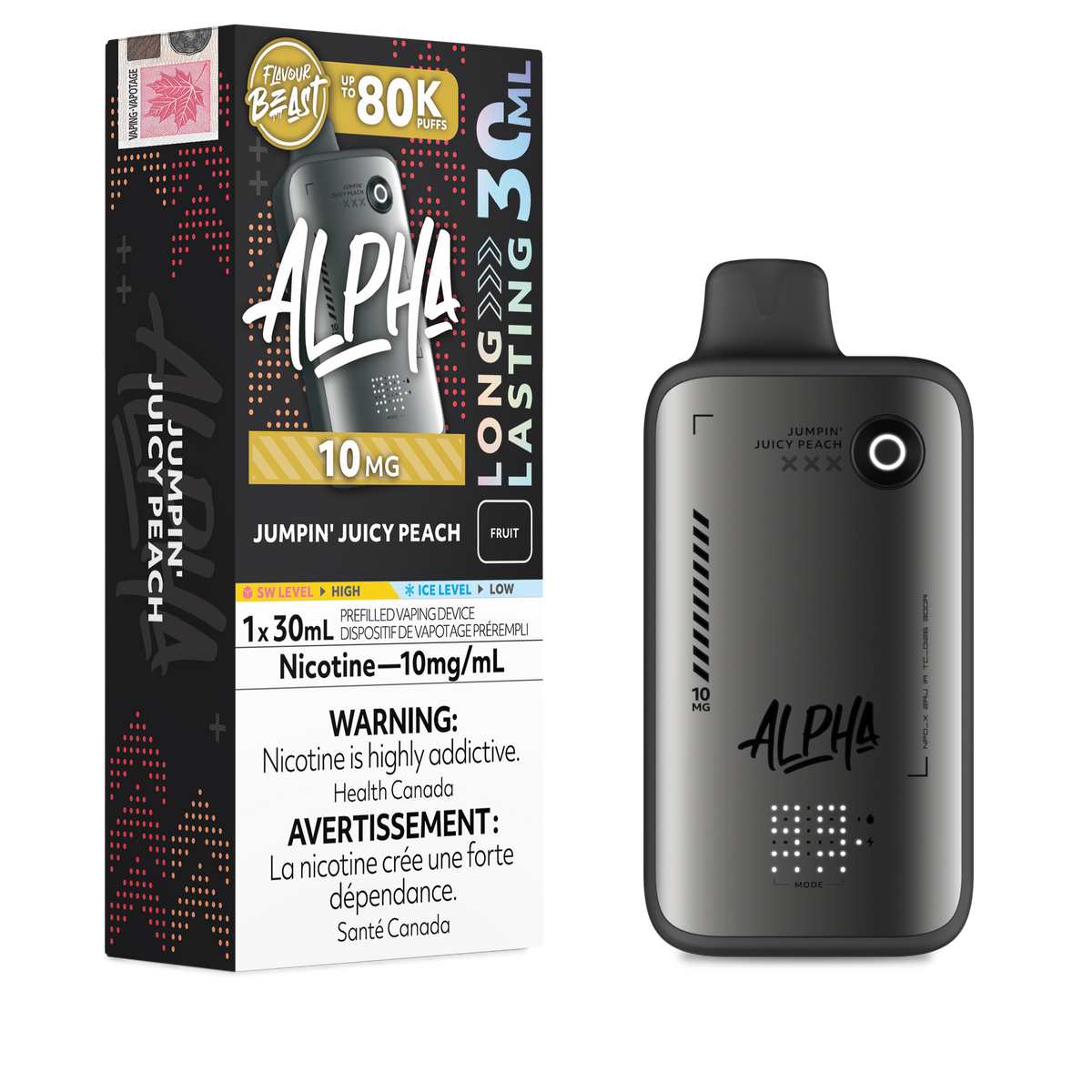 Jumpin’ Juicy Peach – Flavour Beast Alpha 80K