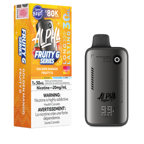 Flavour Beast Alpha 80K Disposable Vape Golden Mango Fruity G disposable vape with up to 80,000 puffs