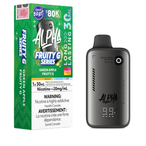 Flavour Beast Alpha 80K Disposable Vape Green Apple Fruity G Series disposable vape with up to 80,000 puffs