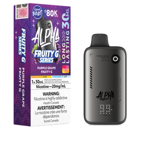 Flavour Beast Alpha 80K Disposable Vape Purple Grape Fruity G disposable vape with up to 80,000 puffs