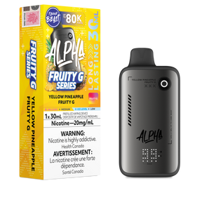 Flavour Beast Alpha 80K Disposable Vape Yellow Pineapple Fruity G disposable vape with up to 80,000 puffs