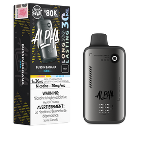 Bussin Banana Iced Flavour Beast Alpha 80K Disposable Vape 80000 puffs disposable vape
