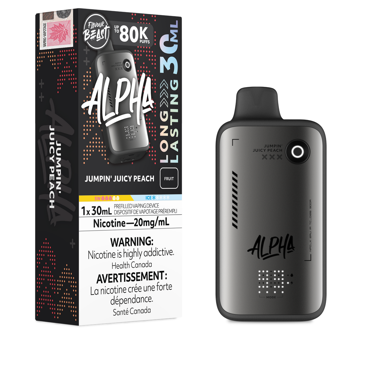 Jumpin’ Juicy Peach – Flavour Beast Alpha 80K