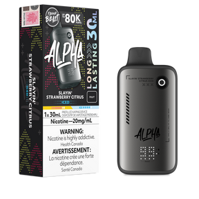 Slayin Strawberry Citrus Iced Flavour Beast Alpha 80K Disposable Vape 80000 puffs disposable vape