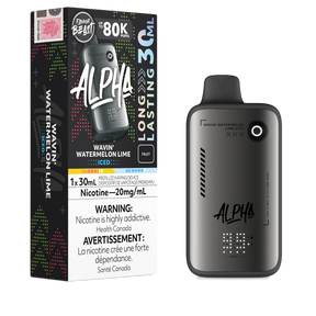 Wavin Watermelon Lime Iced Flavour Beast Alpha 80K Disposable Vape 80000 puffs disposable vape