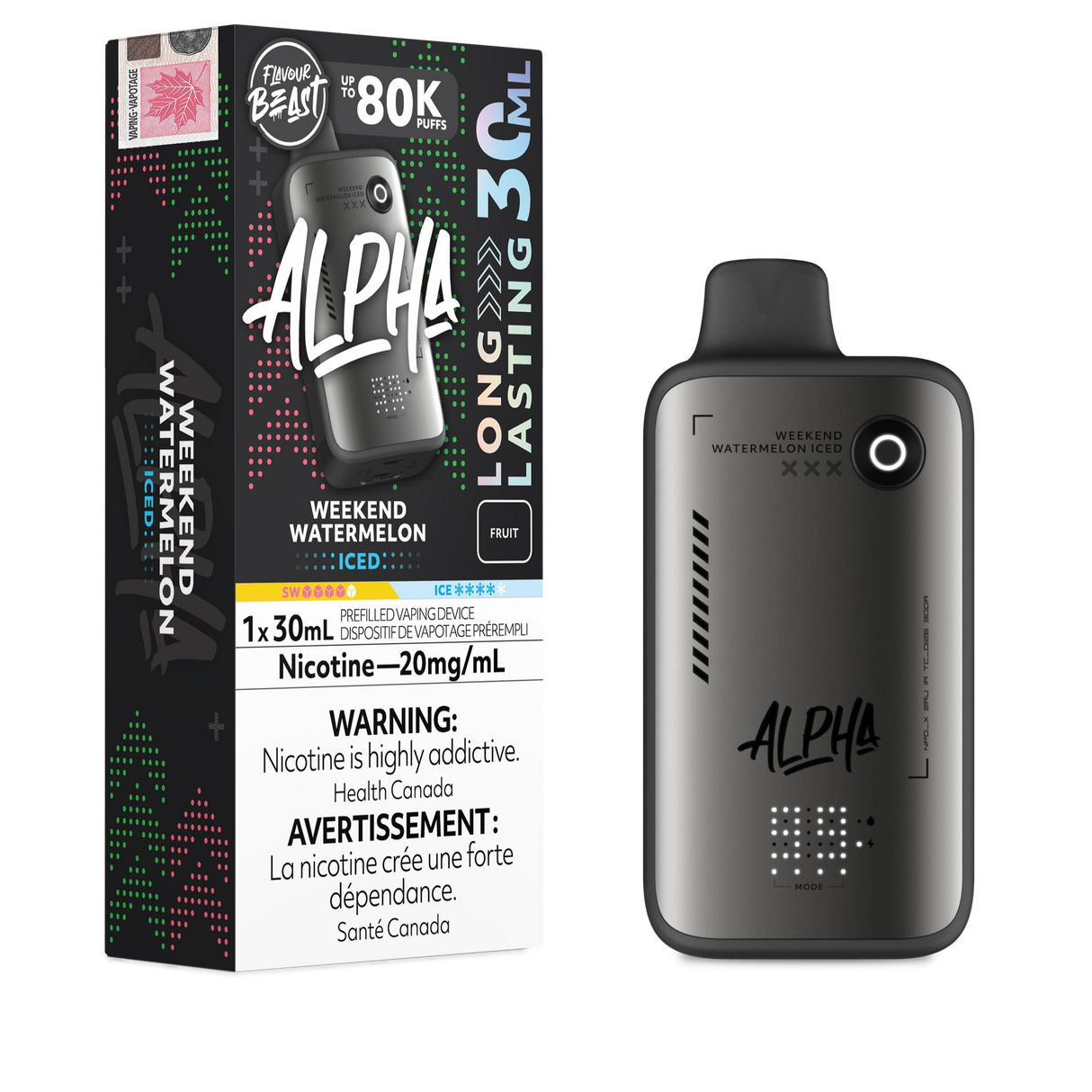 Weekend Watermelon Iced – Flavour Beast Alpha 80K