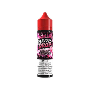 Cherry Burst Ice Flavour Drop 60mL Nic Salt e-liquid with cherry and ice flavour