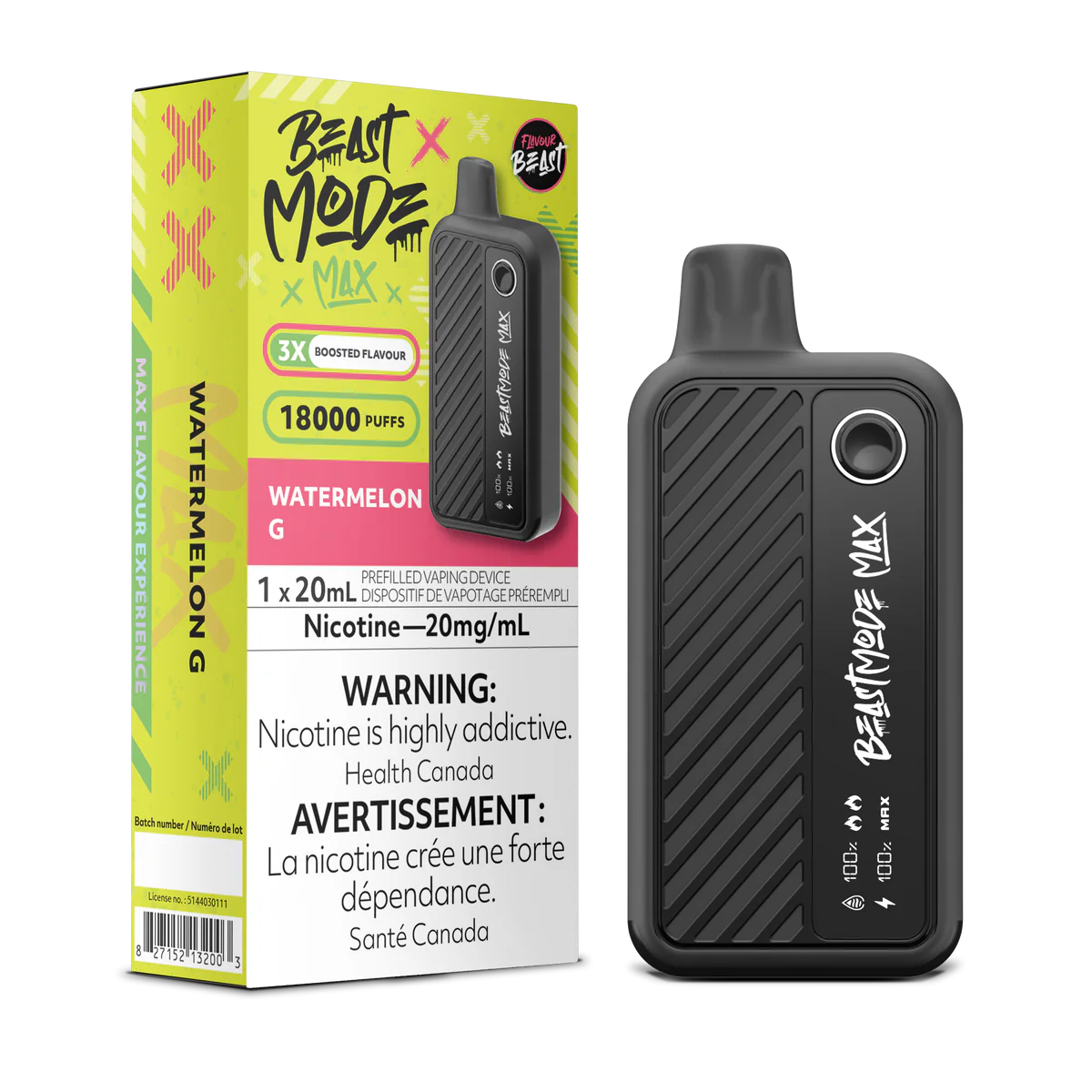 Flavour Beast - Beast Mode Max 18K Disposable - Watermelon G