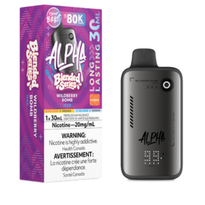 Wildberry Bomb Iced Flavour Beast Alpha 80K Disposable Vape with wildberry ice flavour