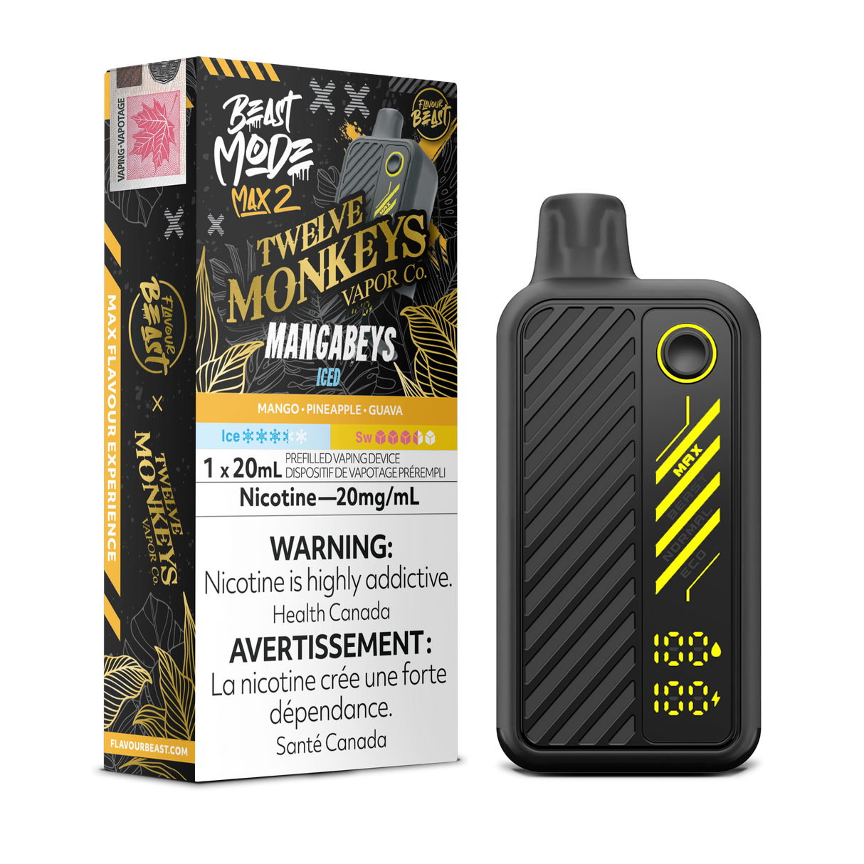Mangabeys - Flavour Beast x Twelve Monkeys Disposable Vape