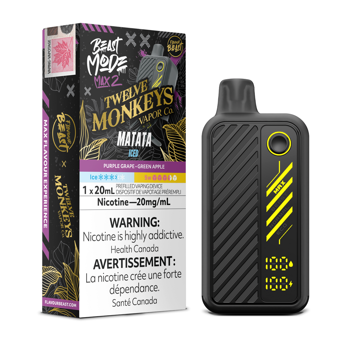 Matata - Flavour Beast x Twelve Monkeys Disposable Vape