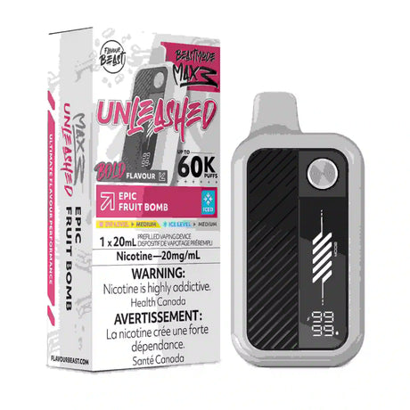 Epic Fruit Bomb Flavour Beast Mode Max 3 60,000 puff disposable vape