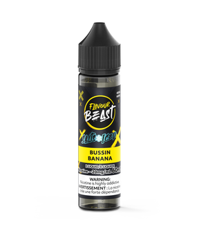 Bussin Banana Iced - Flavour Beast Vape Juice E-Liquid Nic Salt 60ml