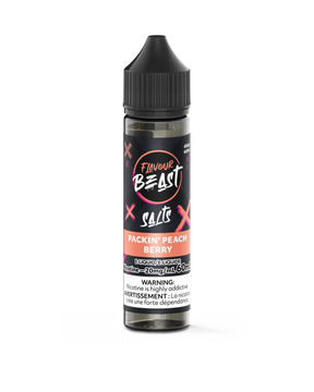 Packin' Peach Berry - Flavour Beast Vape Juice E-Liquid Nic Salt 60ml