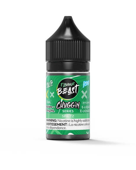 Spritz Iced Chuggin Series Salt Flavour Beast Juice E-Liquid gorilla bottle