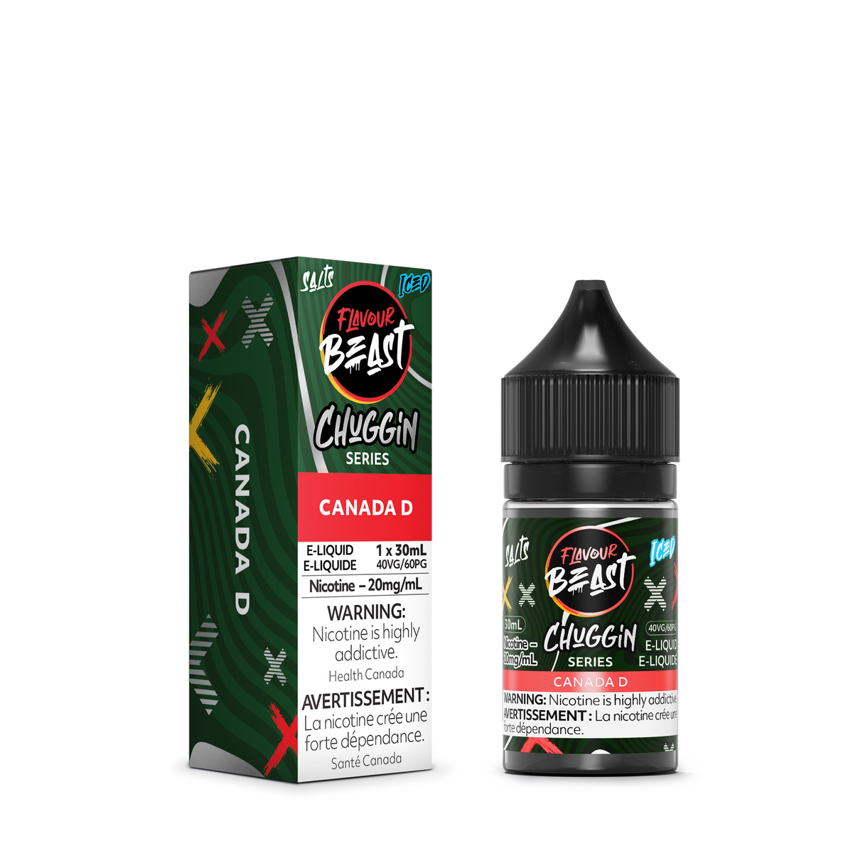 Canada D Iced Chuggin Series Salt Flavour Beast Juice E-Liquid