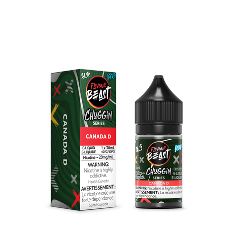 Canada D Iced Chuggin Series Salt Flavour Beast Juice E-Liquid