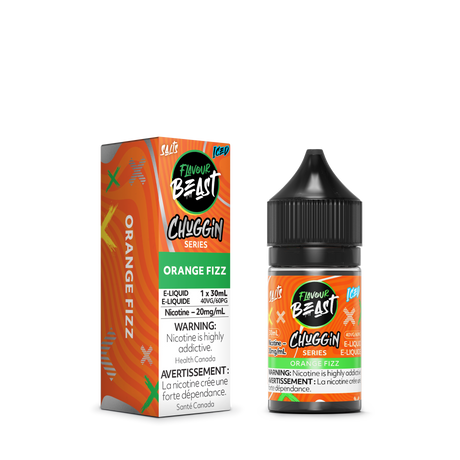 Orange Fizz Iced - Chuggin Series Salt - Flavour Beast Juice E-Liquid Pack