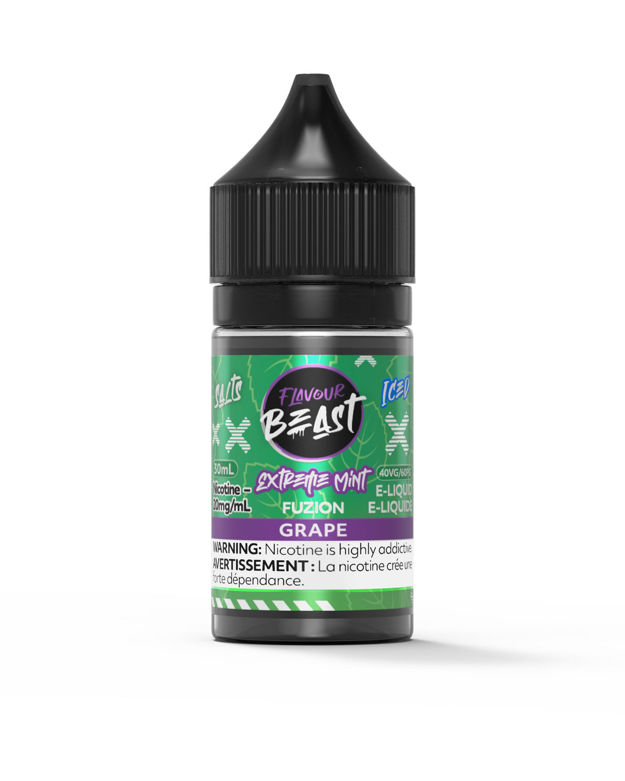 Grape Iced - Extreme Mint Fuzion Salt E-Liquid | Flavour Beast