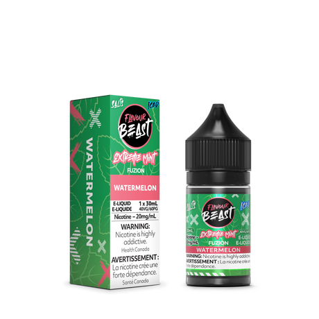 Watermelon Iced - Extreme Mint Fuzion Flavour Beast Juice E-Liquid 30ml, 20mg/ml, 40VG/60PG