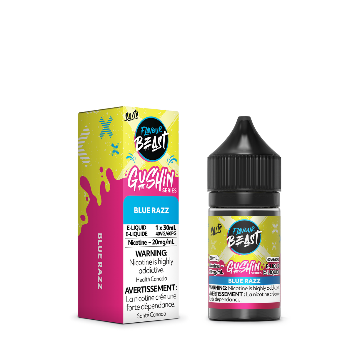 Flavour Beast Salt - Gushin Blue Razz