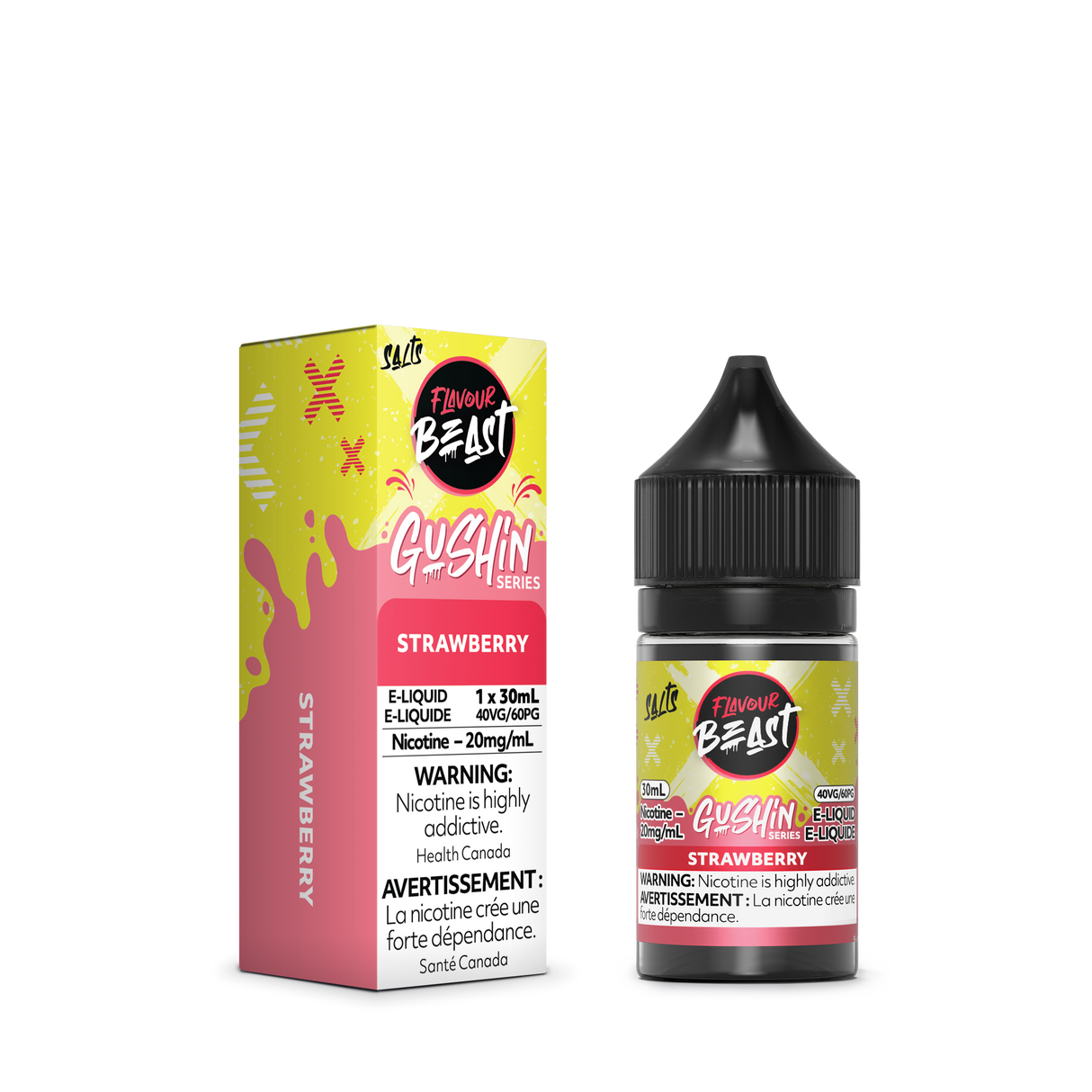 Flavour Beast Salt - Gushin Strawberry