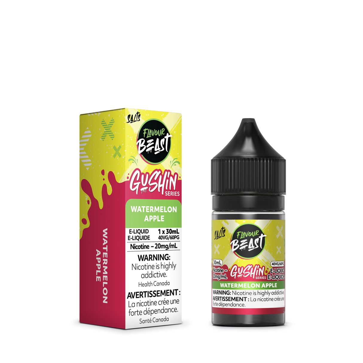 Flavour Beast Salt - Gushin Watermelon Apple