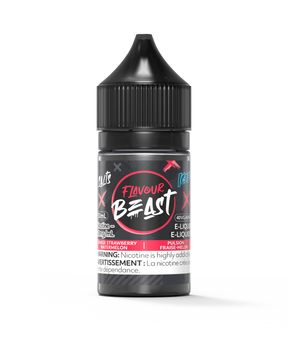 Savage Strawberry Watermelon Iced - Flavour Beast Vape Juice E-Liquid Nic Salt 30ml