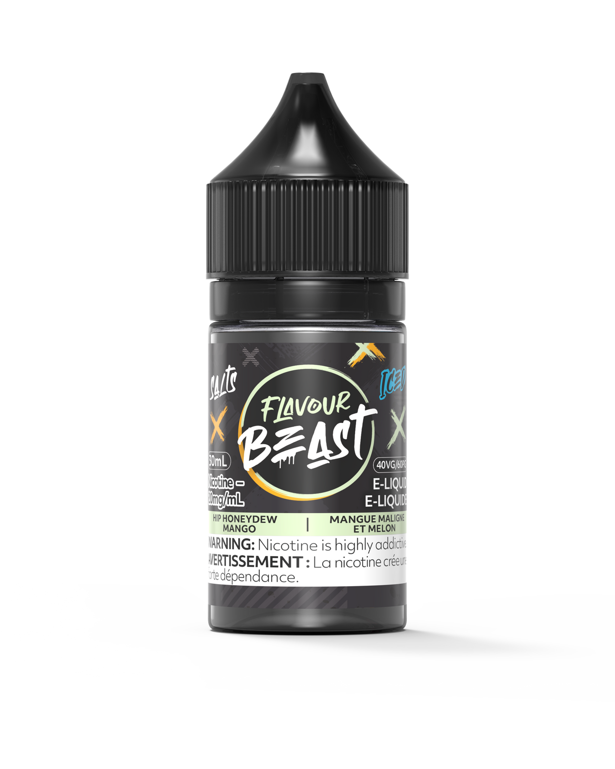 Hip Honeydew Mango Iced - Flavour Beast Vape Juice E-Liquid Nic Salt 30ml