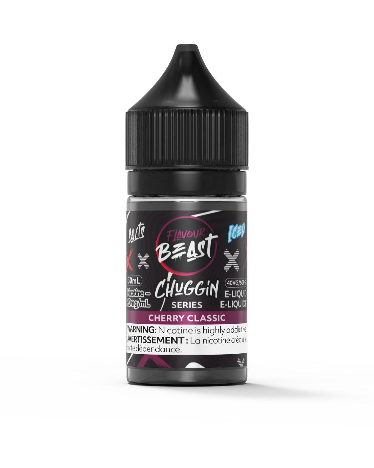 Cherry Classic Iced Chuggin Series Salt Flavour Beast Juice E-Liquid