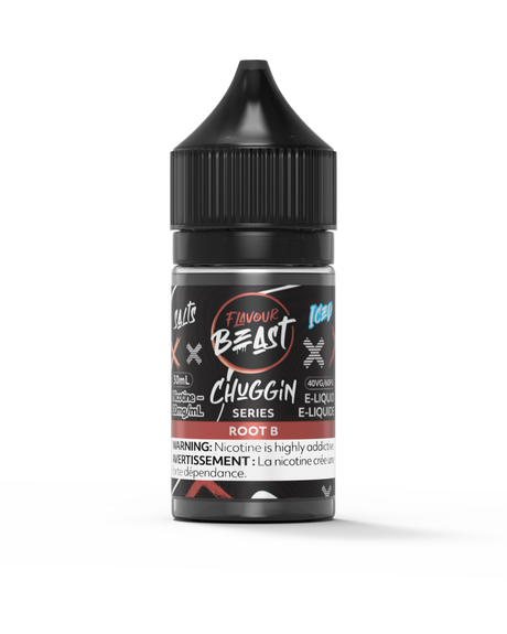 Root B Iced Chuggin Series Salt Flavour Beast Juice E-Liquid 30ml Gorilla Bottle