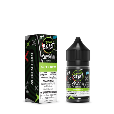 Green Dew Iced - Chuggin Series Salt - Flavour Beast Juice E-Liquid Pack